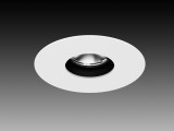 4" flat round trimless recessed LED downlights for sale